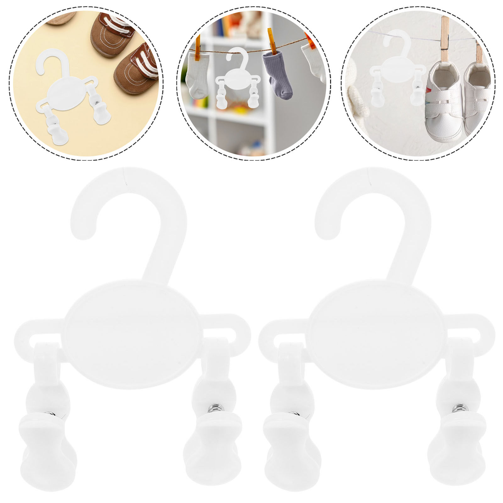 Baby Nursery Hooks - 10 قطع من مشابك تعليق الأحذية