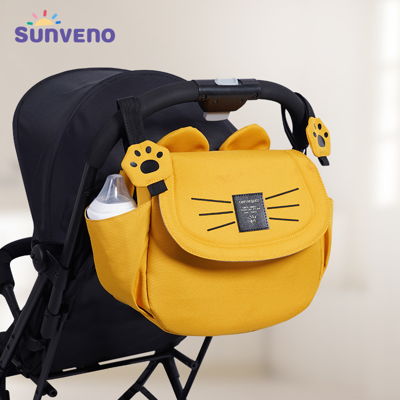 Diaper Caddy Organizer - حقيبة حفاضات Sunveno Cat ذات سعة