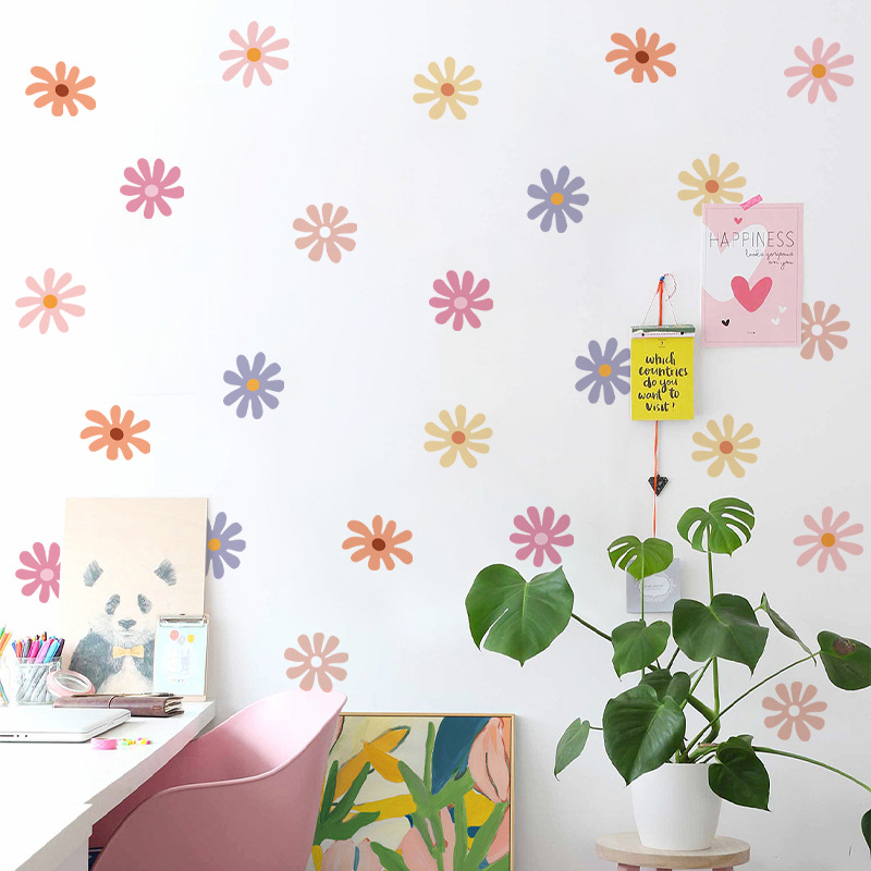Baby Nursery Peel And Stick Wallpaper - ديزي الأزهار ملصقات الحائط الأطفال الحضانة