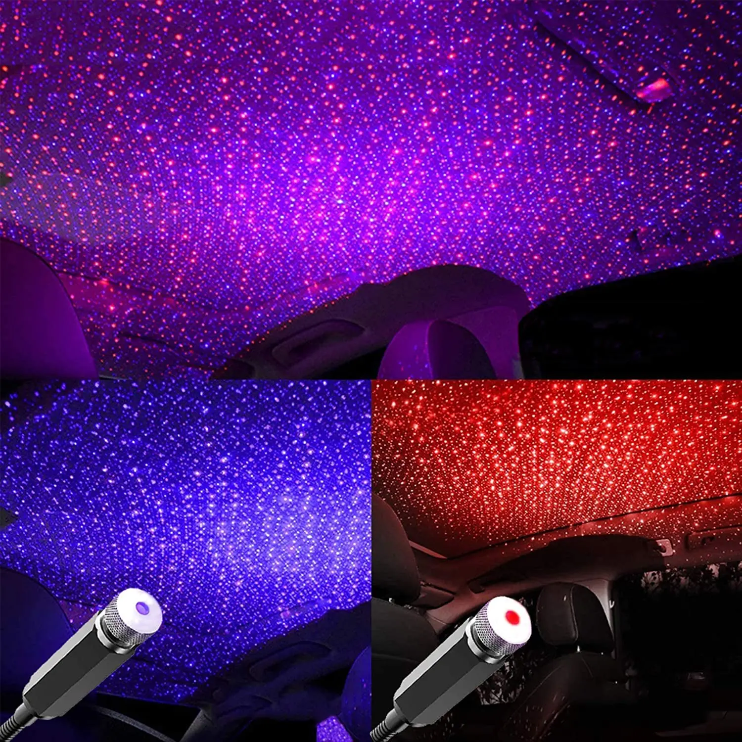 Night Light Projector Stars - مصباح ليلي رومانسي بتقنية LED لسماء
