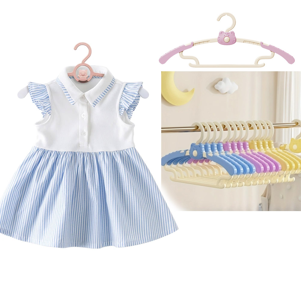 Baby Nursery Hooks - 10 قطع من علاقات الملابس القابلة