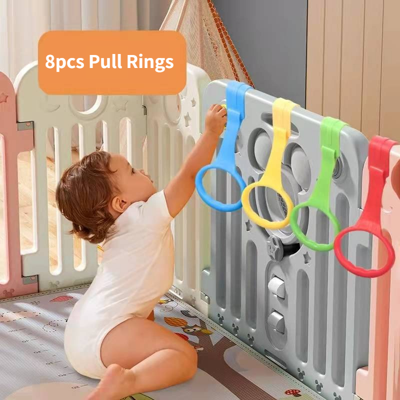 Baby Nursery Hooks - 8 قطعة حلقات سحب لروضة الطفل