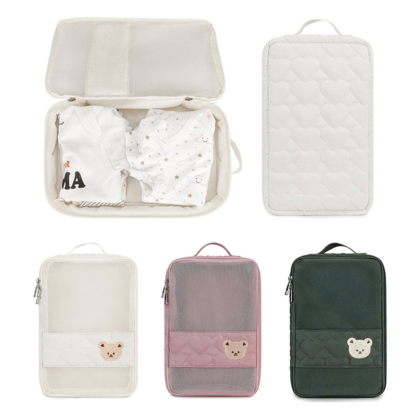 Diaper Caddy Organizer - حقيبة حفاضات أطفال محمولة مقاومة للماء،