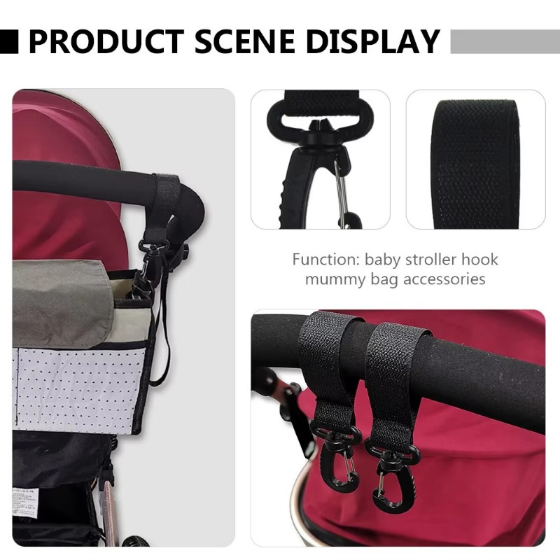 Baby Nursery Hooks - 2-10 قطع من خطافات عربة الأطفال