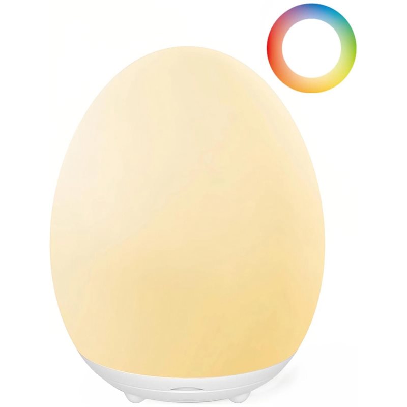 Baby Nursery Hours - مصباح ليلي للأطفال ABMR-Egg Light بتقنية