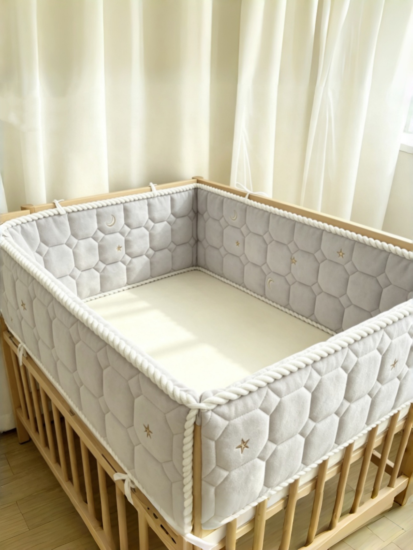 Baby Nursery Crib - حاجز سرير مضاد للتصادم للأطفال الرضع،