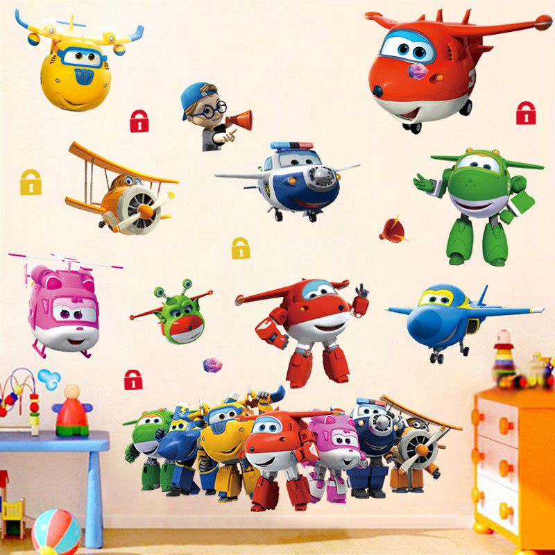 حار الكرتون سوبر أجنحة تشوه طا - مراجعة Baby Nursery Stickers وسعره