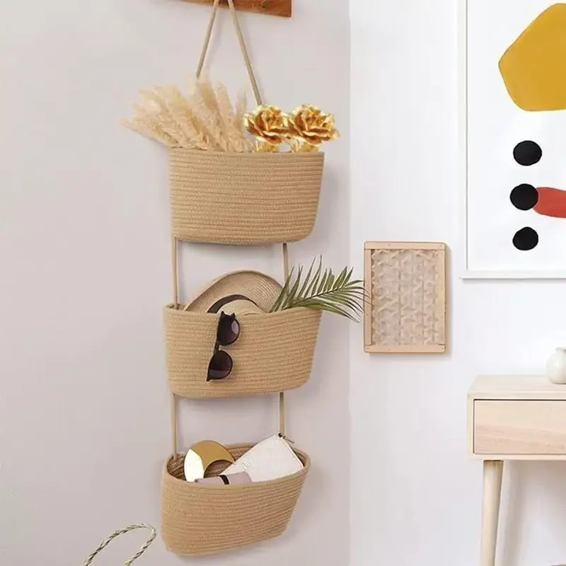 سلة تخزين معلقة من القطن المنس - مراجعة Baby Nursery Hooks وسعره