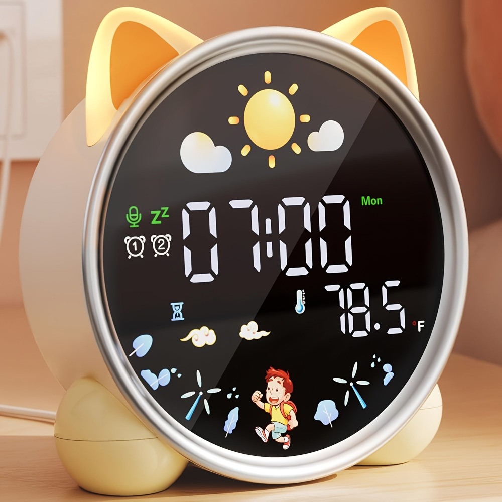ساعة منبه للأطفال جاهزة للارتف - مراجعة Sound Sleep Trainer Clock وسعره