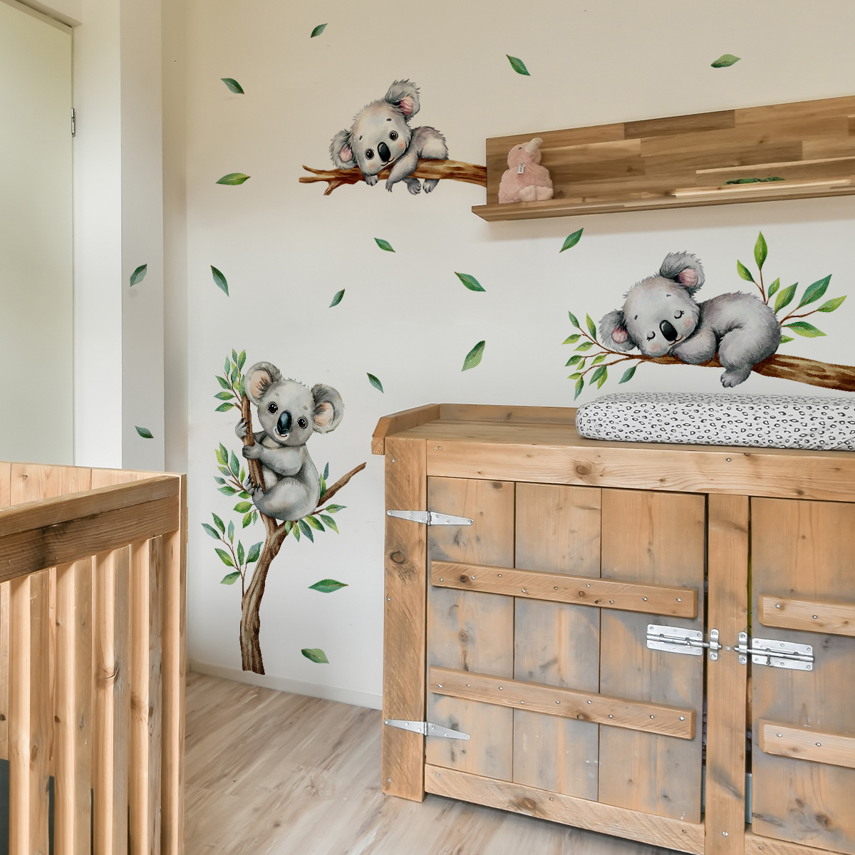 الكرتون كوالا تسلق شجرة فرع مل - مراجعة Baby Nursery Wall Decals وسعره
