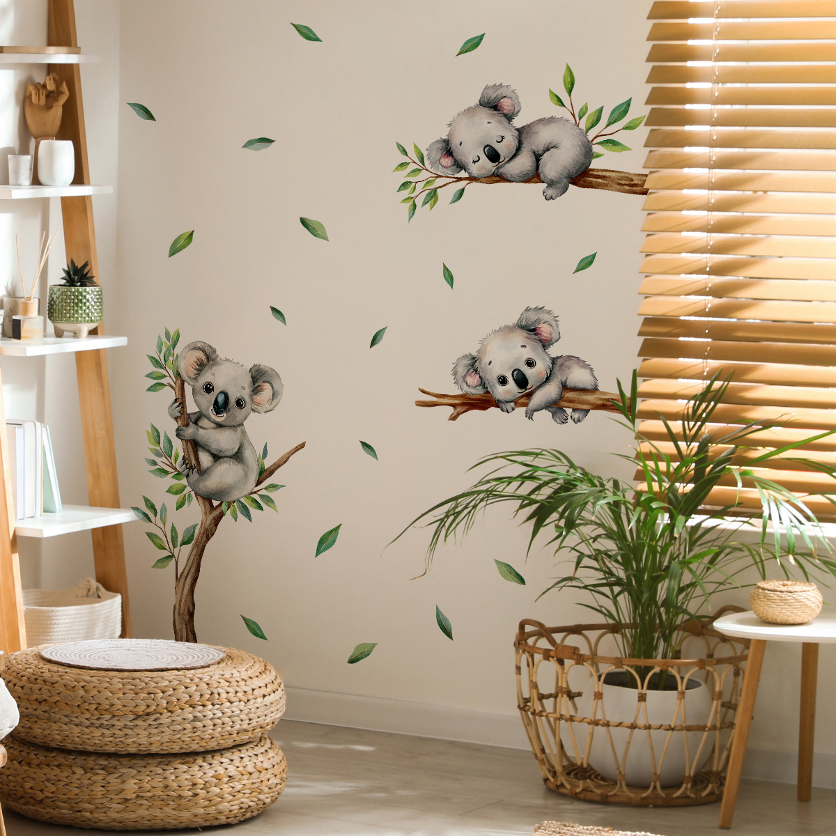 الكرتون كوالا تسلق شجرة فرع مل - مراجعة Baby Nursery Wall Decals وسعره