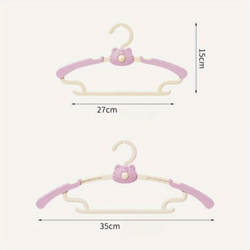 10 قطع من علاقات الملابس القاب - مراجعة Baby Nursery Hooks وسعره