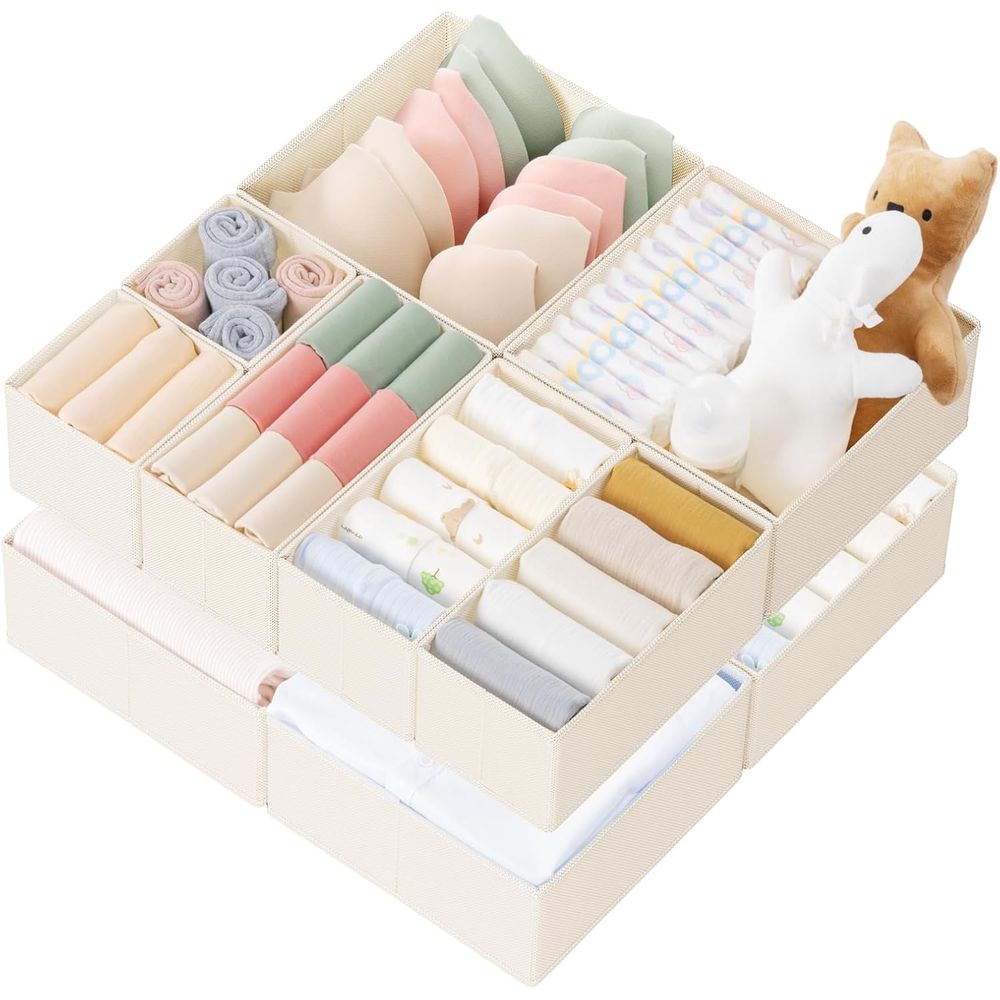 منظم أدراج من 10 قطع لملابس ال - مراجعة Baby Nursery Drawers وسعره