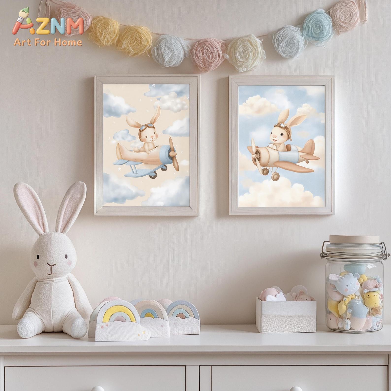 مجموعة لوحات جدارية على شكل طا - مراجعة Baby Nursery Animal Theme وسعره