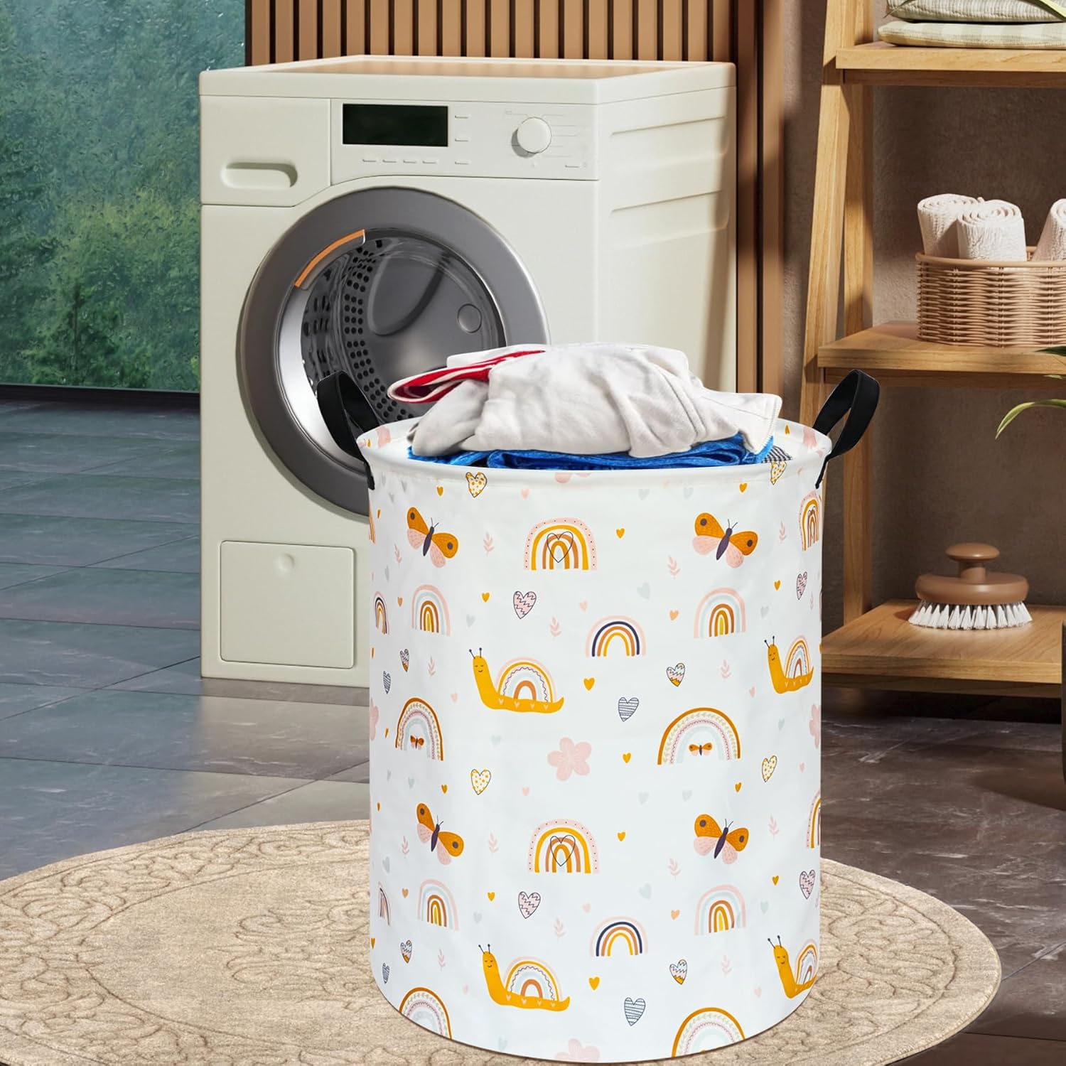 سلة الغسيل الكبيرة قماش صناديق - مراجعة Baby Nursery Laundry Basket وسعره
