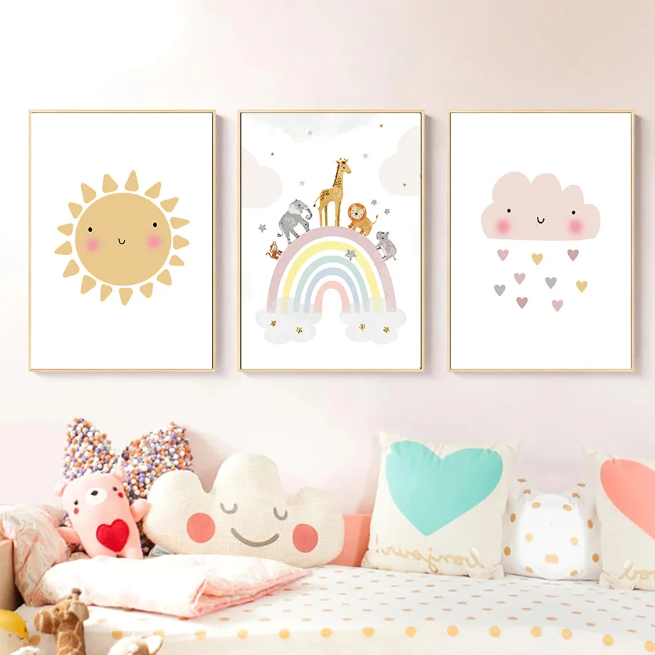 ملصقات وطباعات جدارية على الطر - مراجعة Baby Nursery Pictures وسعره