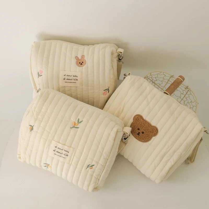 حقيبة حفاضات قطنية بتصميم Ins، - مراجعة Diaper Caddy Organizer وسعره