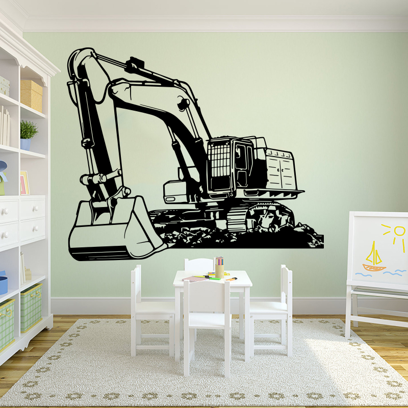 ملصق حائط كبير للمعدات الثقيلة - مراجعة Baby Nursery Wall Decals وسعره