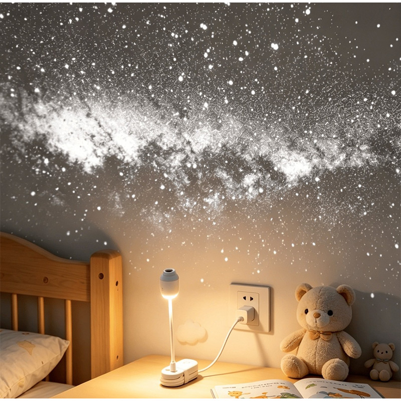 ضوء ليلي عالي الدقة بتقنية USB - مراجعة Night Light Projector Stars وسعره