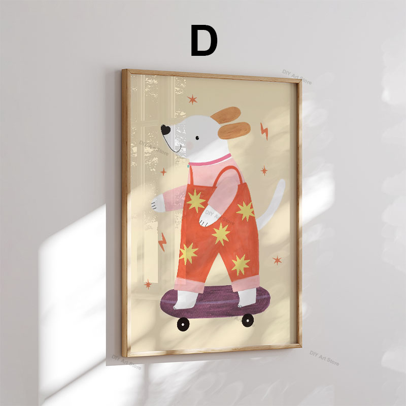 لوحات فنية جدارية كرتونية مضحك - مراجعة Baby Nursery Pictures وسعره