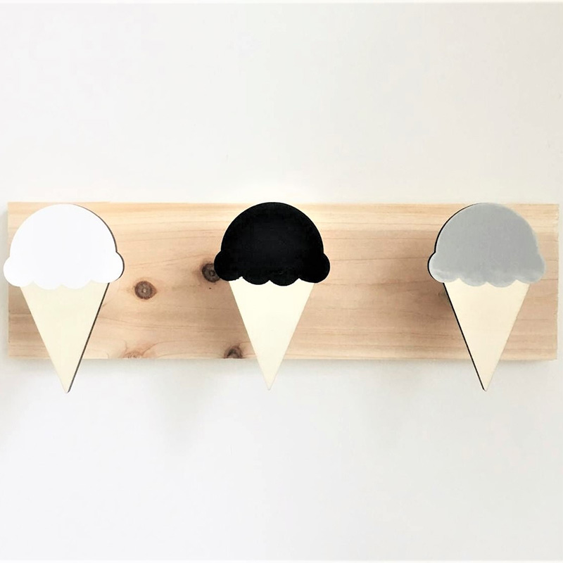 فتاة الزخرفية السنانير خشبية ج - مراجعة Baby Nursery Hooks وسعره