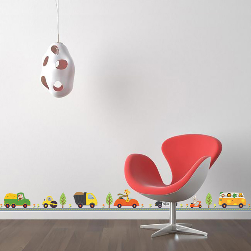 ملصقات حائط للسيارة على شكل حي - مراجعة Baby Nursery Wall Decals وسعره