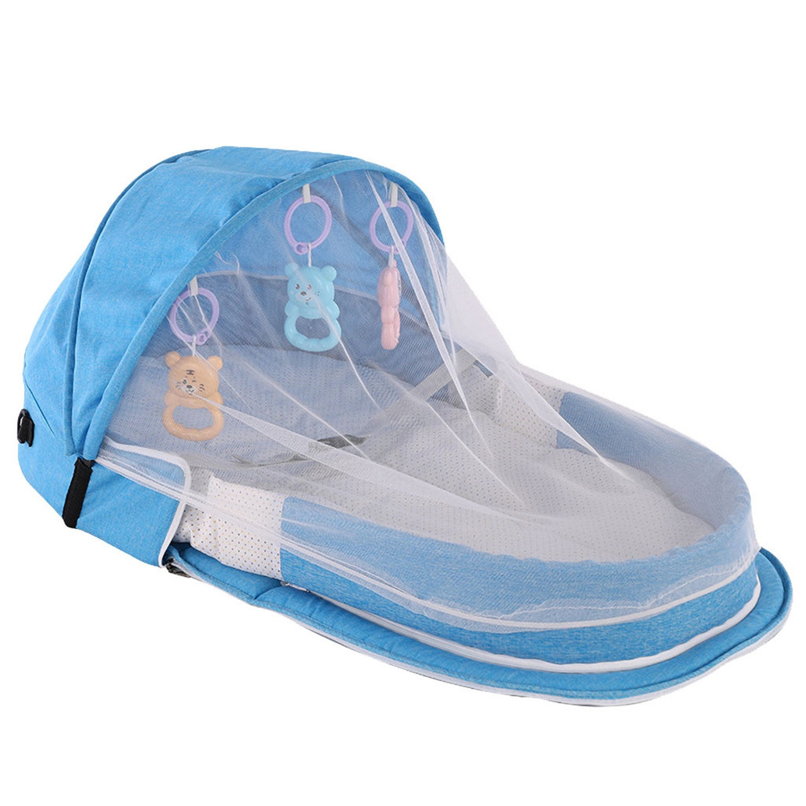 سرير أطفال محمول قابل للطي مع  - مراجعة Baby Nursery Crib وسعره