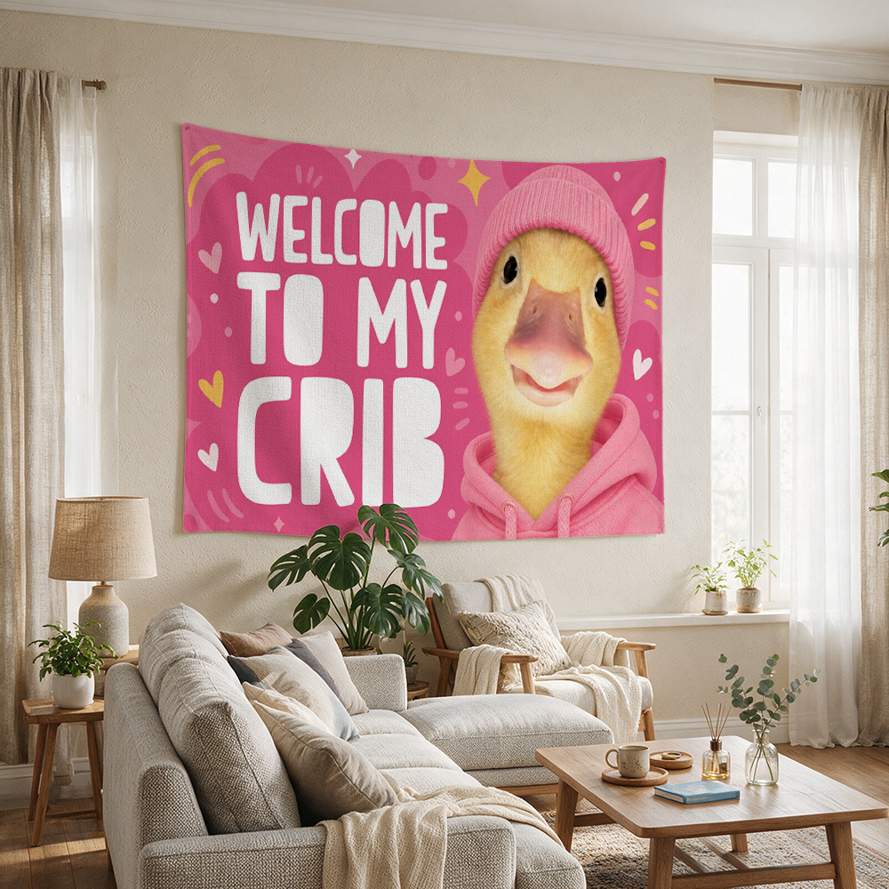 لوحة جدارية لطيفة على شكل بطة  - مراجعة Baby Nursery Crib وسعره