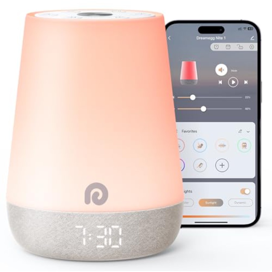 جهاز صوتي للأطفال - جهاز ضوضاء - مراجعة Sound Sleep Trainer Clock وسعره