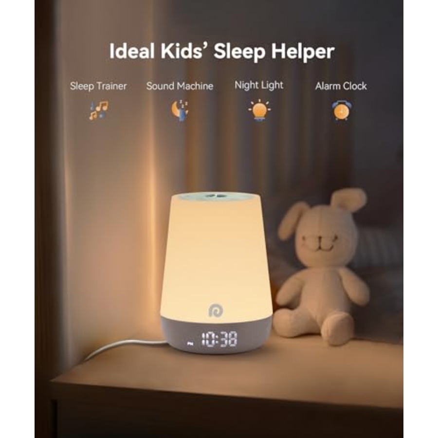 جهاز صوتي للأطفال - جهاز ضوضاء - مراجعة Sound Sleep Trainer Clock وسعره