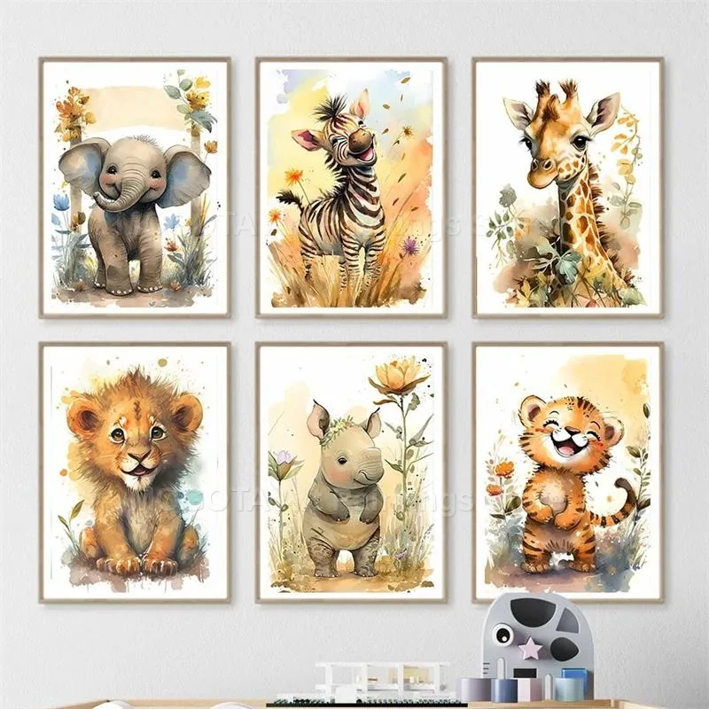المائية الأسد الزرافة النمر ال - مراجعة Baby Nursery Pictures وسعره