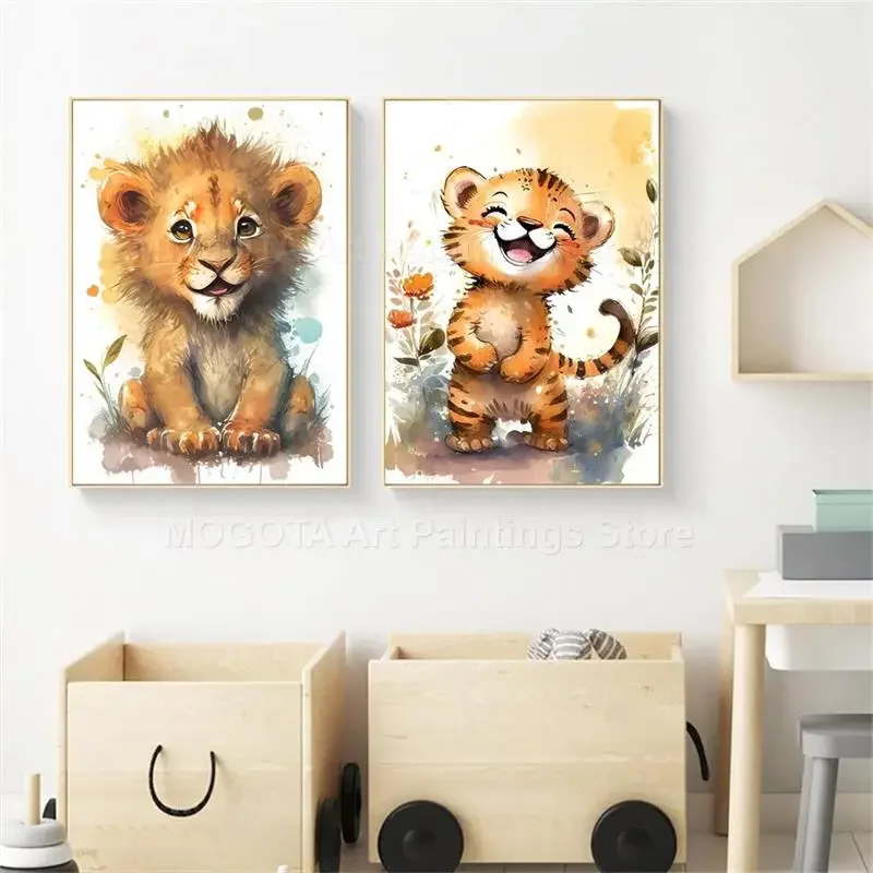 المائية الأسد الزرافة النمر ال - مراجعة Baby Nursery Pictures وسعره
