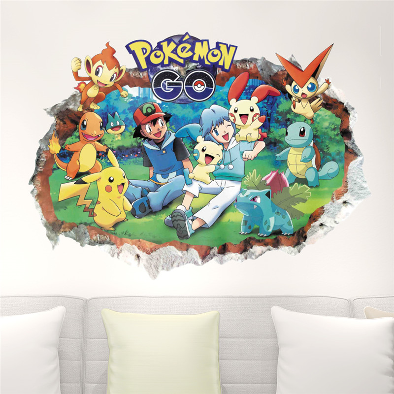 كرتون بوكيمون بيكاتشو ملصق حائ - مراجعة Baby Nursery Wall Decals وسعره