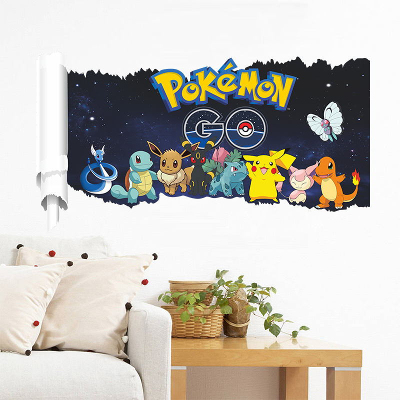 كرتون بوكيمون بيكاتشو ملصق حائ - مراجعة Baby Nursery Wall Decals وسعره