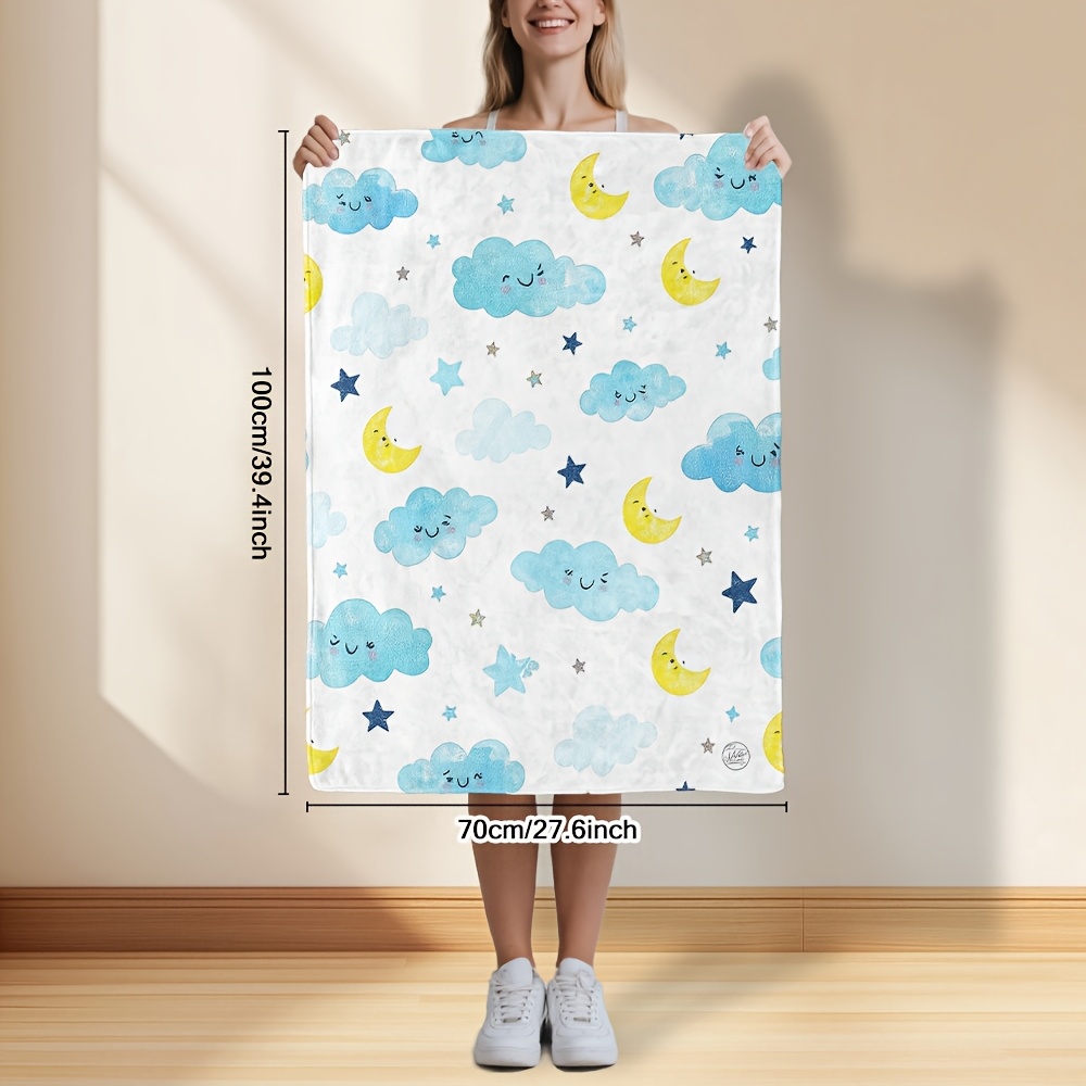 بطانية لطيفة بتصميم سحابة وقمر - مراجعة Baby Nursery Bedding وسعره