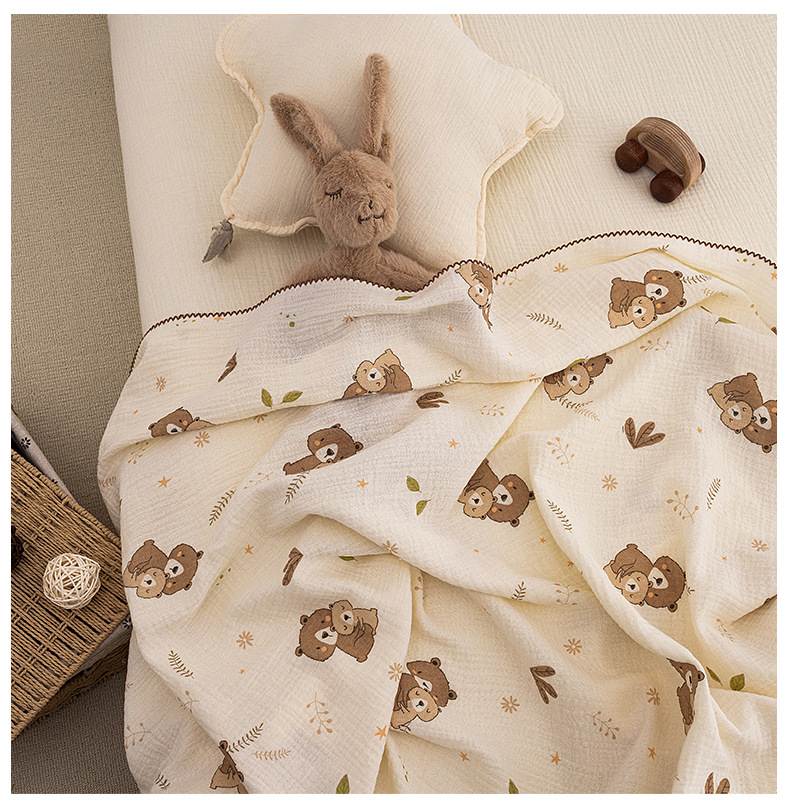 بطانية صيفية للأطفال حديثي الو - مراجعة Baby Girl Nursery Quilt وسعره