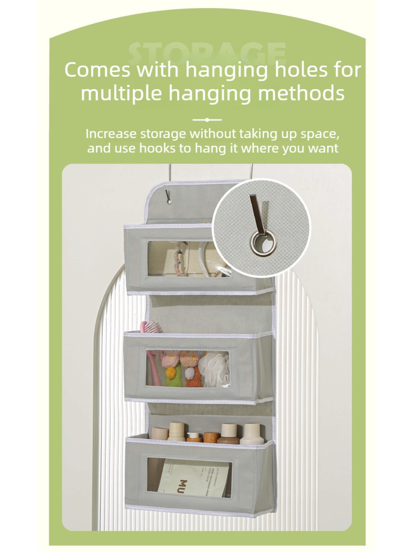 حقيبة تعليق متعددة الطبقات مرئ - مراجعة Baby Nursery Hooks وسعره