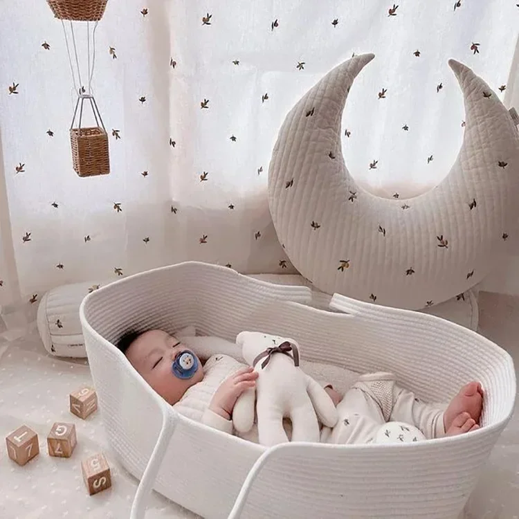 المحمولة الطفل موسى سلة الناقل - مراجعة Baby Nursery Crib وسعره