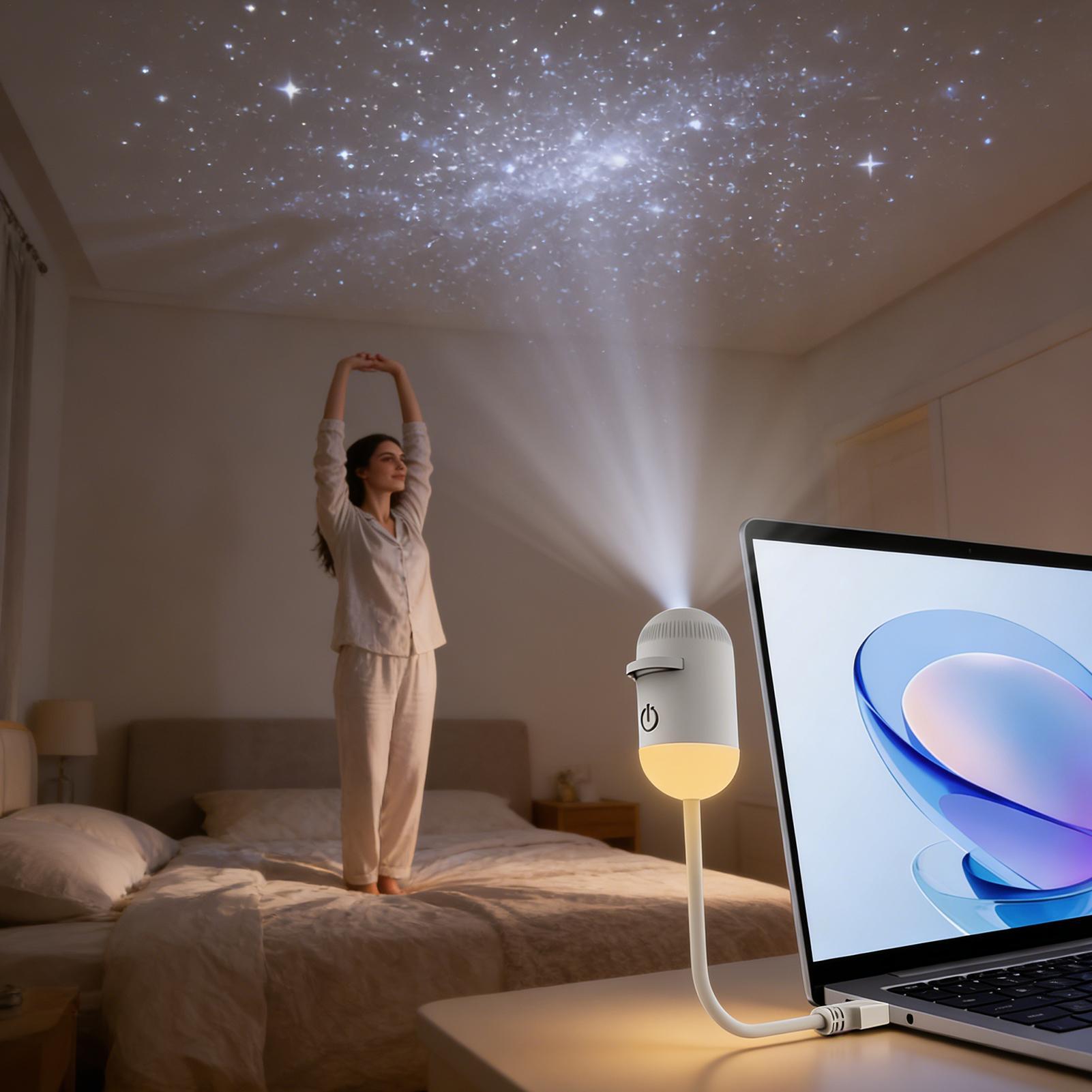 إضاءة داخلية للسيارة، ضوء سقف  - مراجعة Night Light Projector Stars وسعره