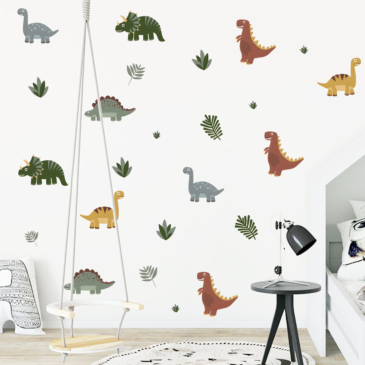 ملصقات حائط على شكل حيوانات عل - مراجعة Baby Nursery Wall Decals وسعره