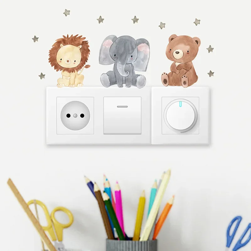 ملصقات جدارية على شكل حيوانات  - مراجعة Baby Nursery Wall Decals وسعره