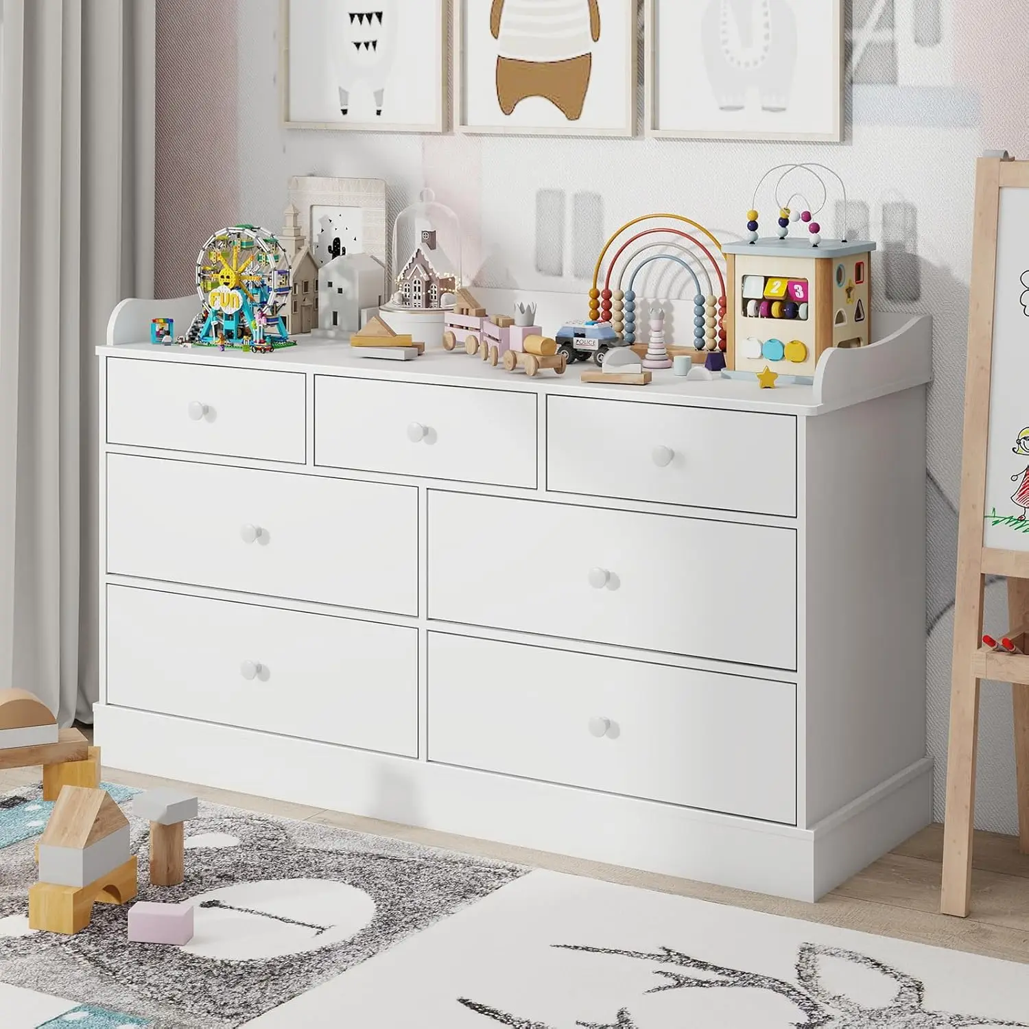 خزانة أدراج للأطفال مع 7 أدراج - مراجعة Baby Nursery Drawers وسعره